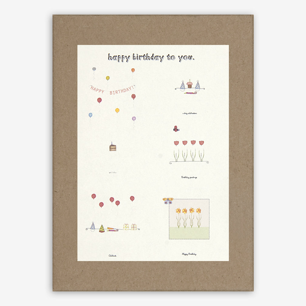 Beth Mueller: Box of Greeting Cards: Happy Birthday To You