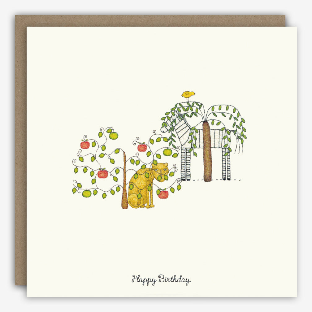 Beth Mueller: Birthday Card: Happy Birthday (Trees)