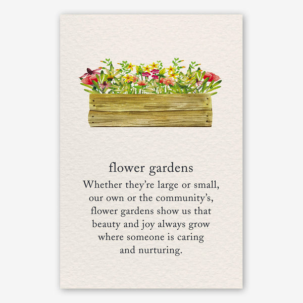 Cardthartic Birthday Card: Flower Gardens