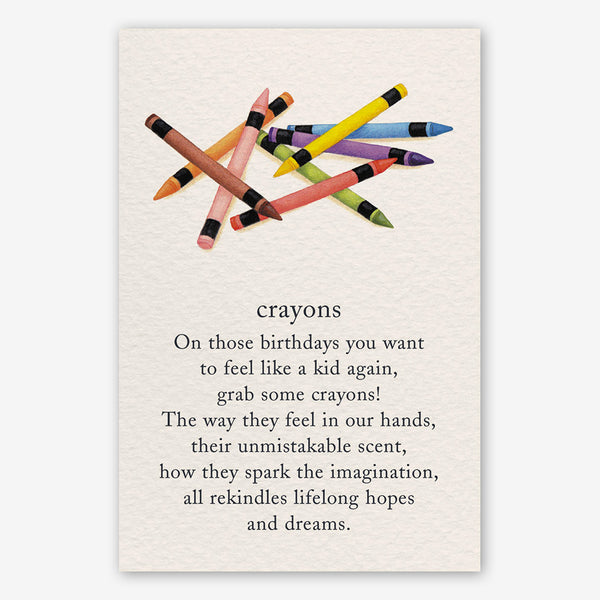 Cardthartic Birthday Card: Crayons