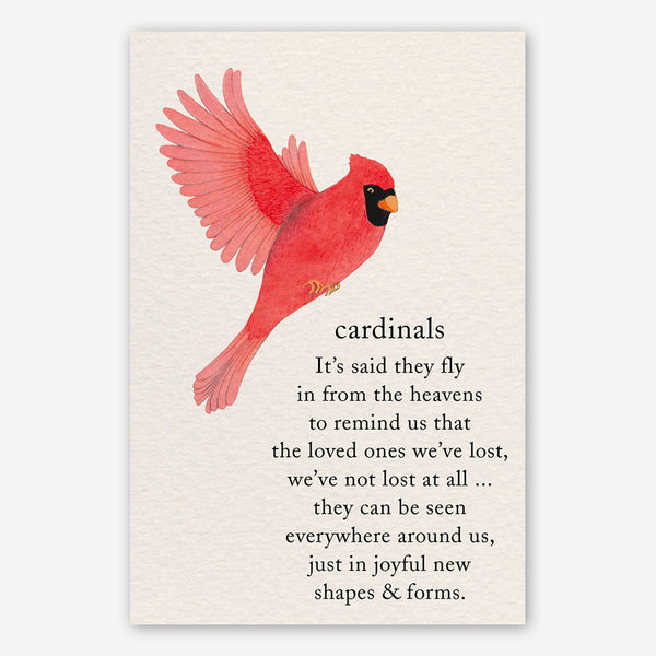 Cardthartic Condolence Card: Flying Cardinal
