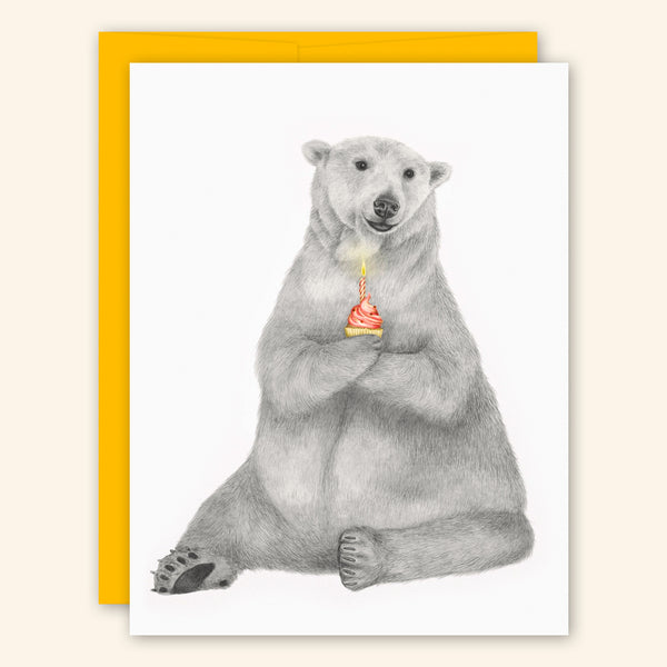 Central & Gus: Greeting Card: Hudson Churchill Polar Bear