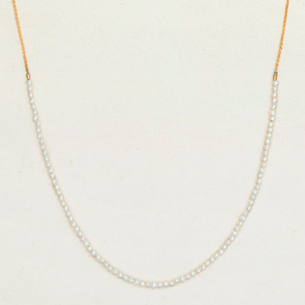 Holly Yashi: Phoebe Pearl Necklace in White