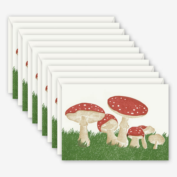 Ilee Papergoods: Everyday Card Six Pack: Mushroom