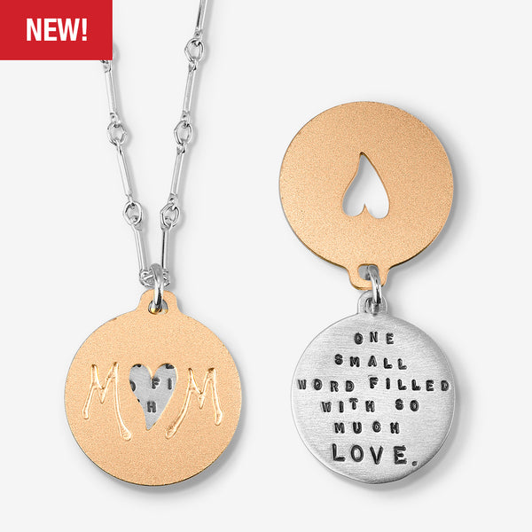 Kathy Bransfield Jewelry: Quote Necklace: Mom