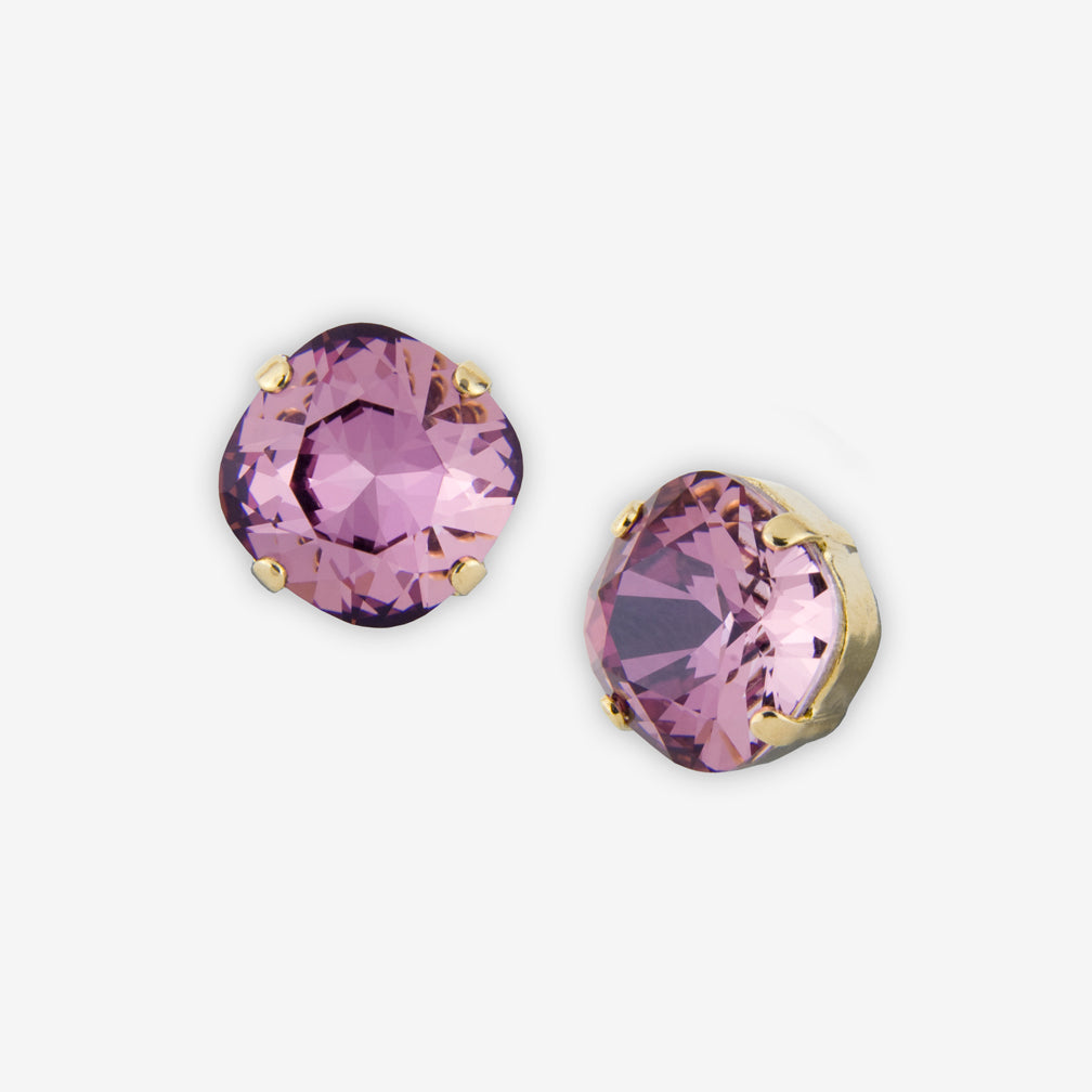 Noon Designs: Earrings: Small Dazzling Stud, Thistle