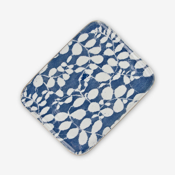 Terrafirma Ceramics: Tidbit Tray: Aspen Cobalt