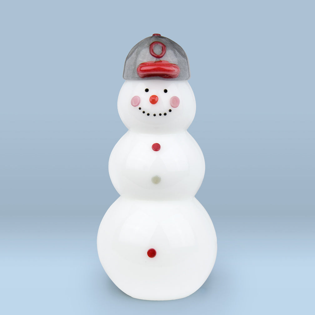 Vitrix Hot Glass Studio: Snowmen: OSU Cap