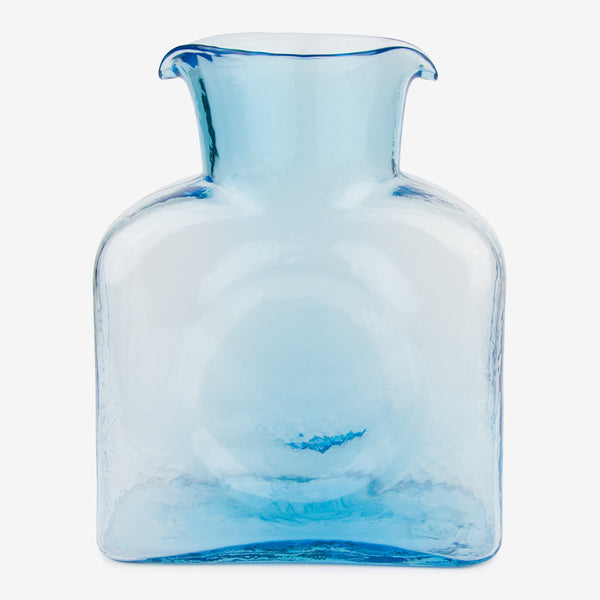 Blenko Glass Company: Classic Water Bottle: Ice Blue