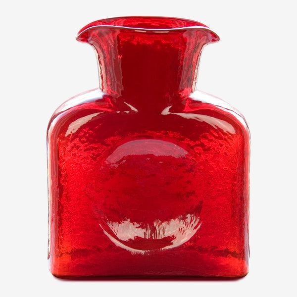 Blenko Glass Company: Classic Water Bottle: Ruby
