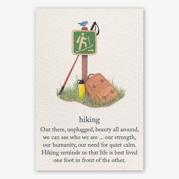 Cardthartic Birthday Card: Hiking