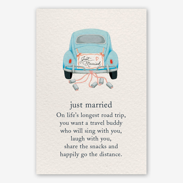 Cardthartic Engagement Card: Just Married
