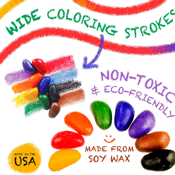 Crayon Rocks: 32 Colors in a Muslin Bag - Helen Winnemore's