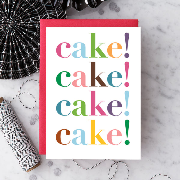 Design With Heart Birthday Card: Cake!