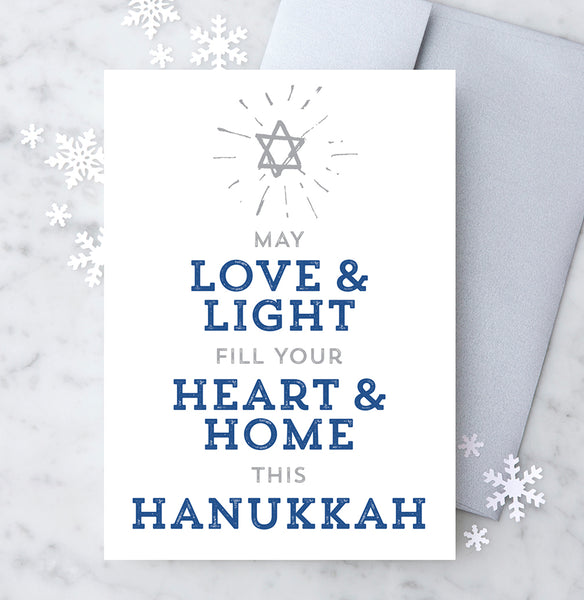Design with Heart Studio Hanukkah Card: May Love & Life