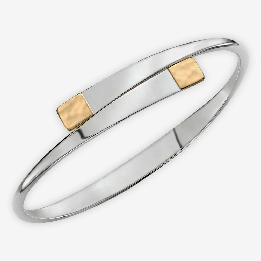 Ed Levin Designs: Bracelet: Hope, Silver & 14K Gold