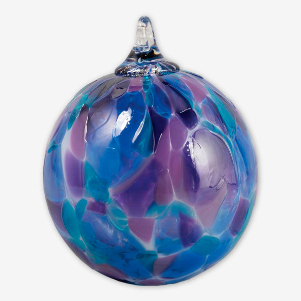 Glass Eye Studio: Classic Round Ornaments: Violet Chip