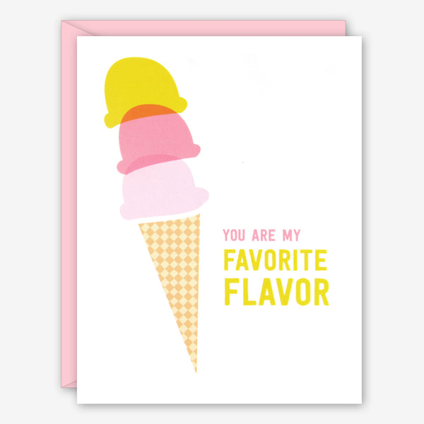 Graphic Anthology Love Card: Favorite Flavor