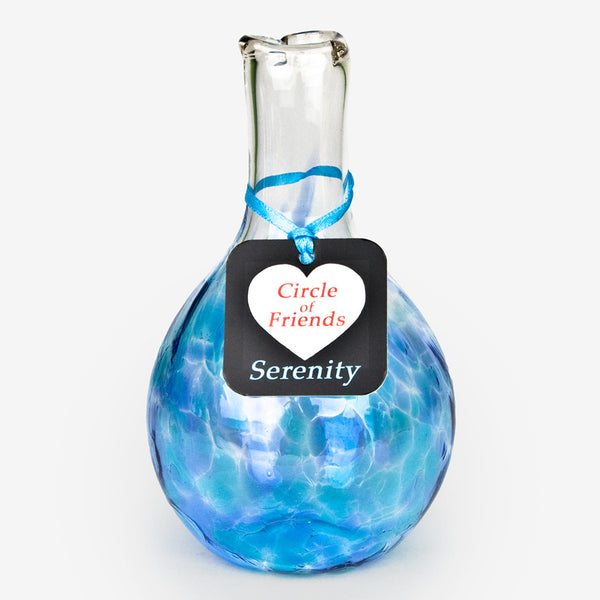 Henrietta Glass: Circle of Friends Vase: Serenity/Turquoise