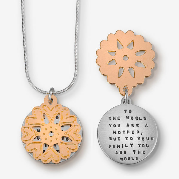 Kathy Bransfield Jewelry: Quote Necklace: Mother of the World