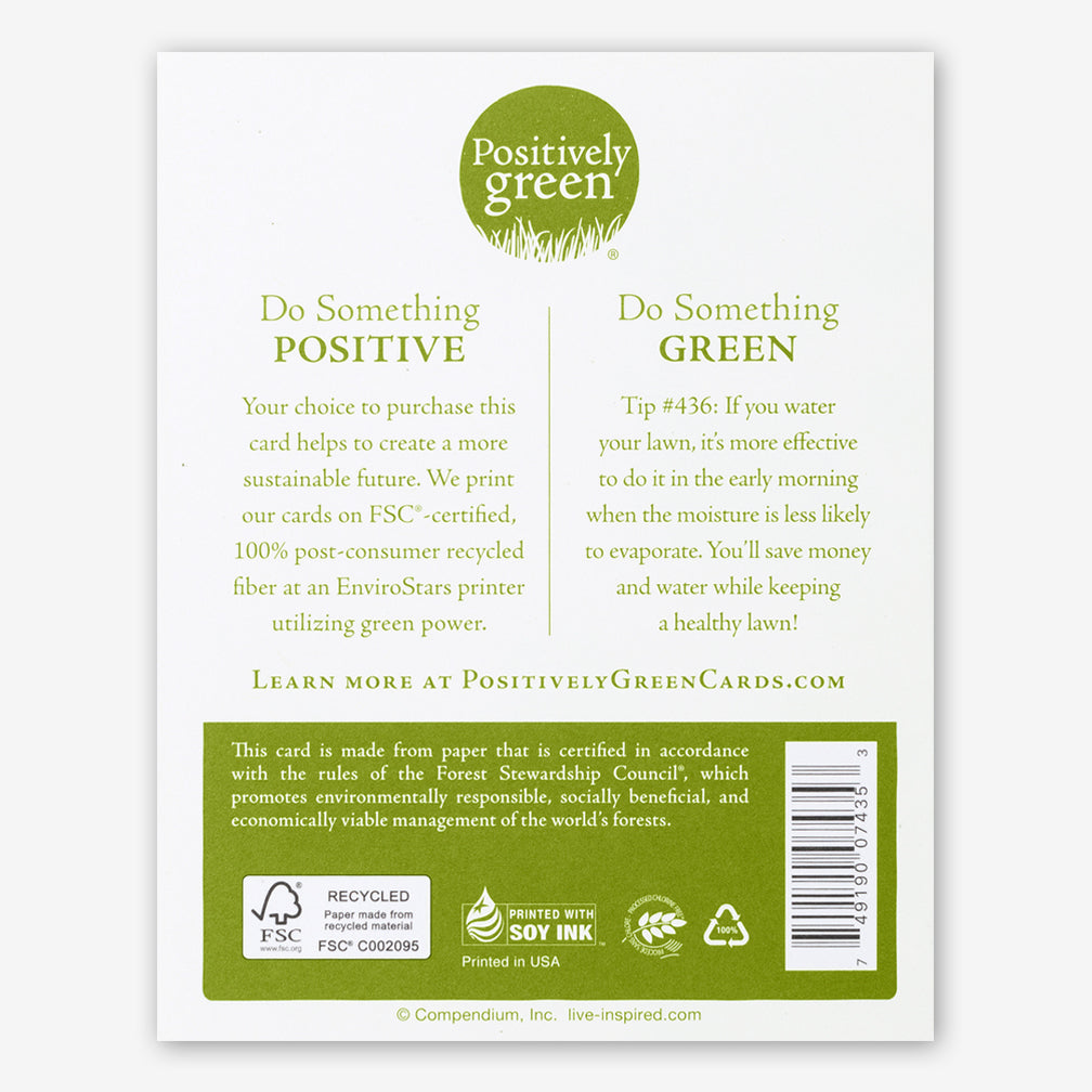Positively Green Cards: “What a difference one person can make!” —Unknown