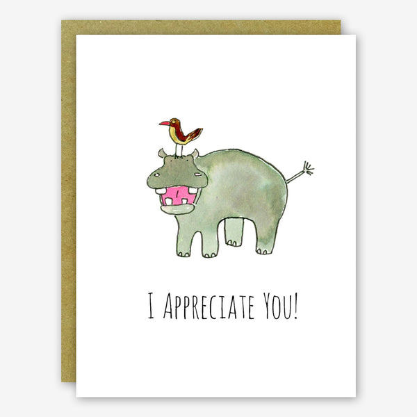 SquidCat, Ink Thank You Card: I Appreciate You