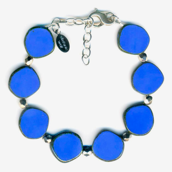 Stefanie Wolf Designs: Bracelet: Full Circle, Small Periwinkle