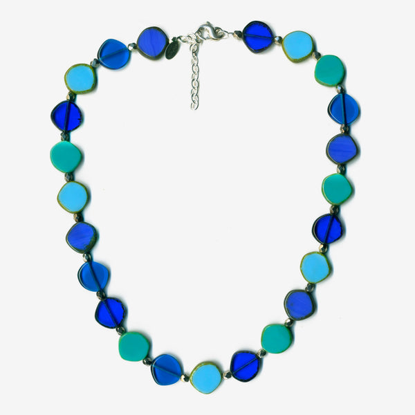 Stefanie Wolf Designs: Necklace: Full Circle, Ocean Mix