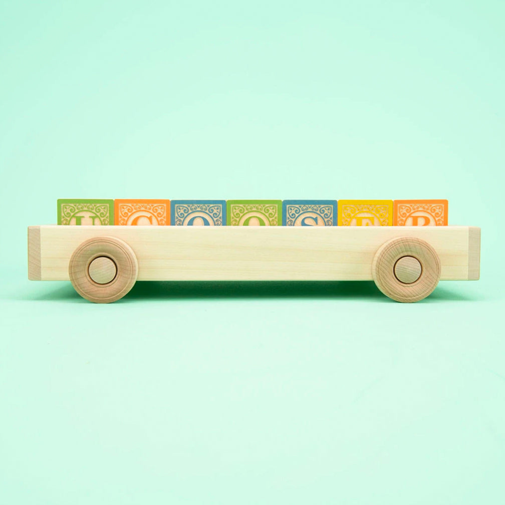 Uncle Goose: Classic ABC Blocks with Wagon