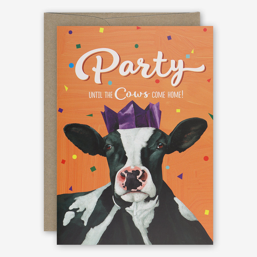 23rd Day Birthday Card: Party Cow