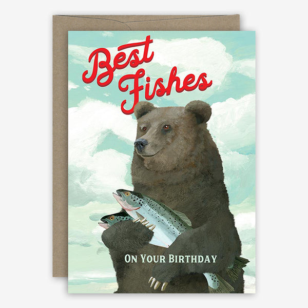 23rd Day Birthday Card: Grizzly Bear