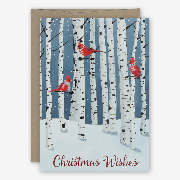 23rd Day Holiday Card: Aspen & Cardinals