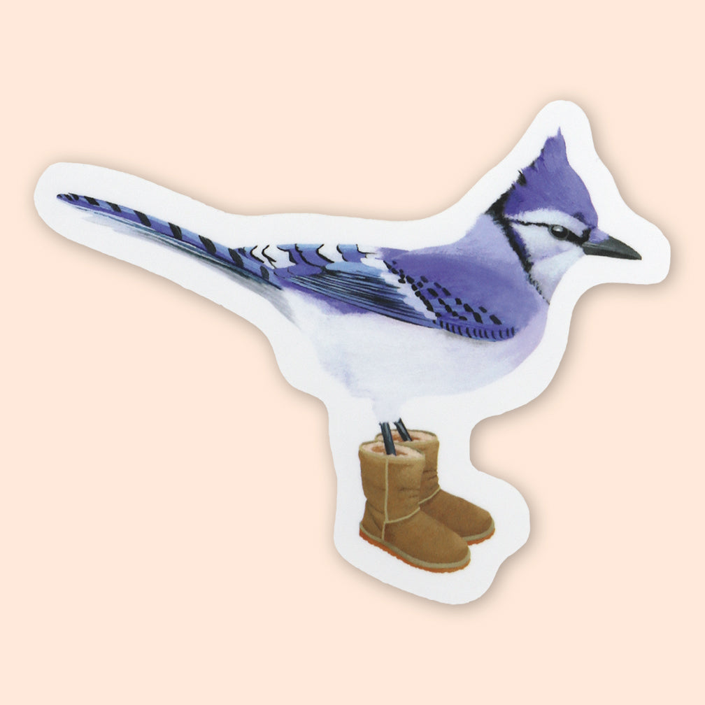 23rd Day Sticker: Blue Jay Boots