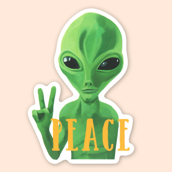 23rd Day Sticker: Alien Peace