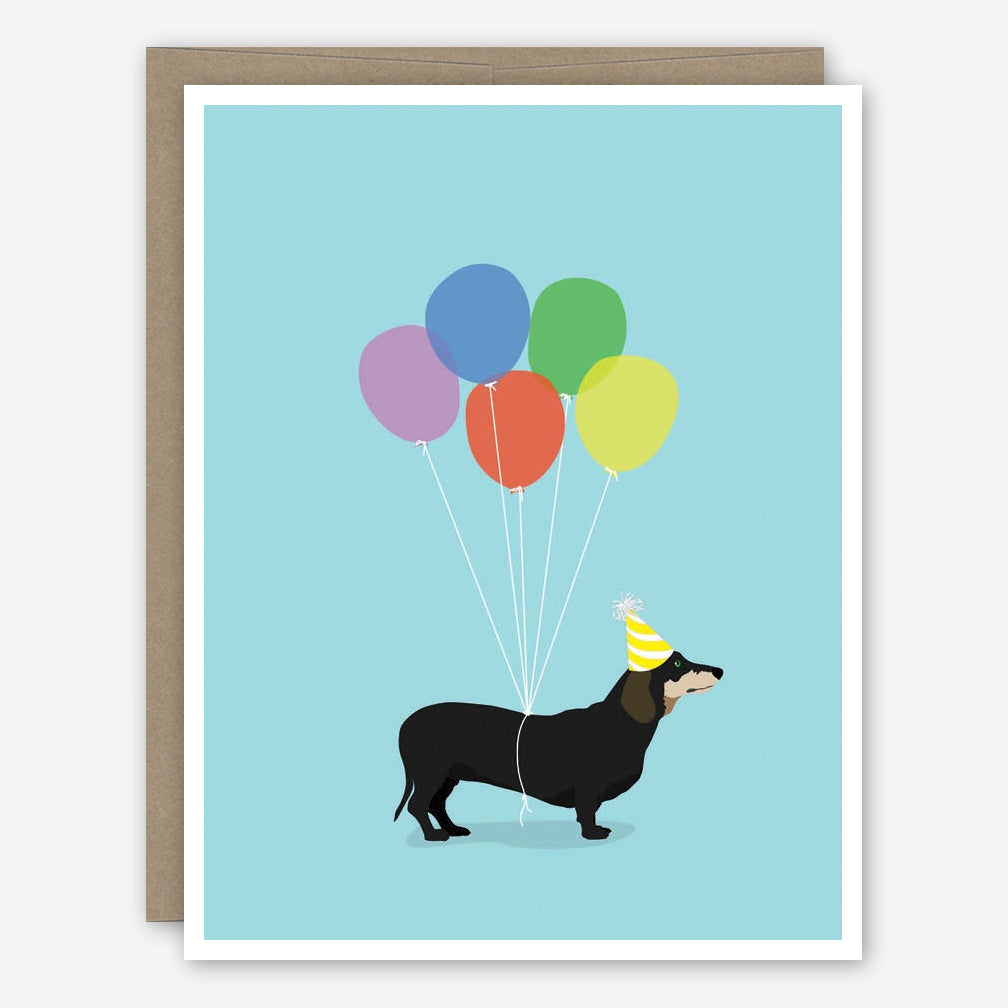 Apartment 2 Birthday Card: Dachshund