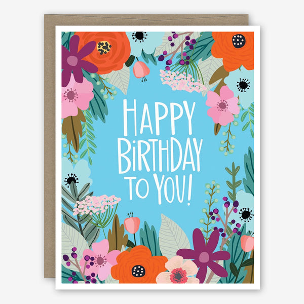 Apartment 2 Birthday Card: Floral