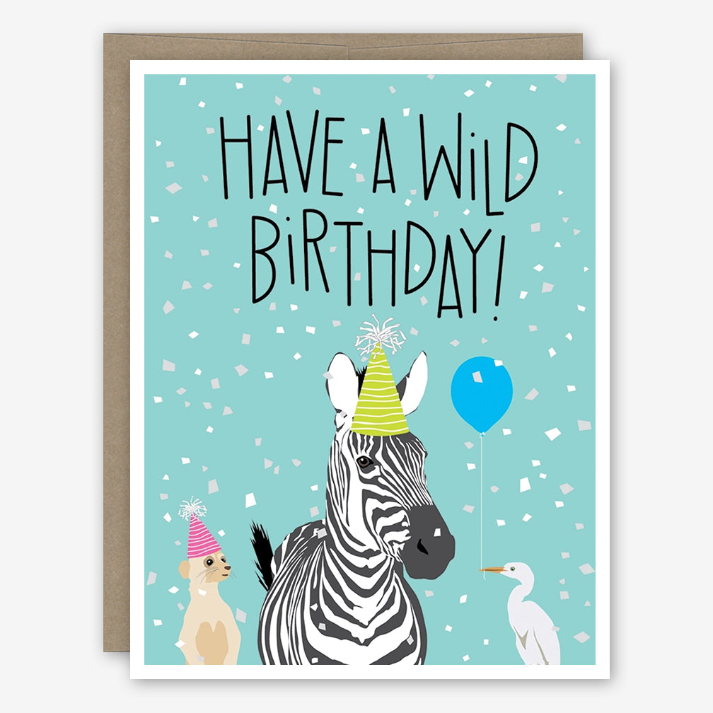 Apartment 2 Birthday Card: Wild Birthday Zebra