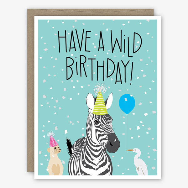 Apartment 2 Birthday Card: Wild Birthday Zebra