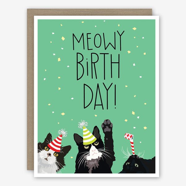 Apartment 2 Birthday Card: Meowy Cat