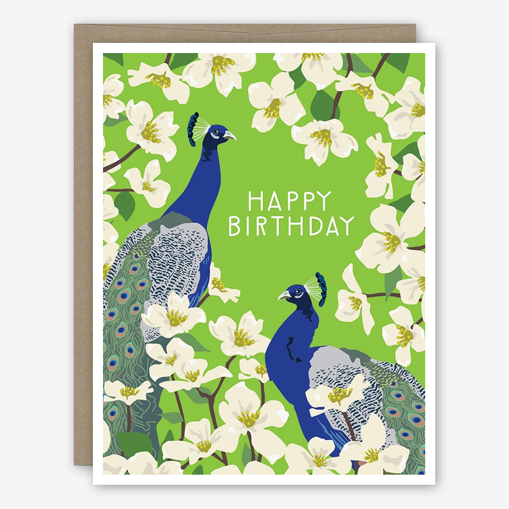 Apartment 2 Birthday Card: Peacock