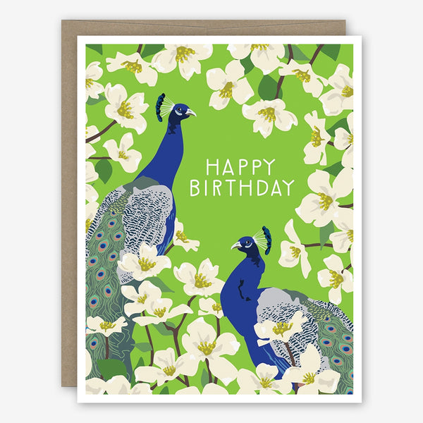Apartment 2 Birthday Card: Peacock