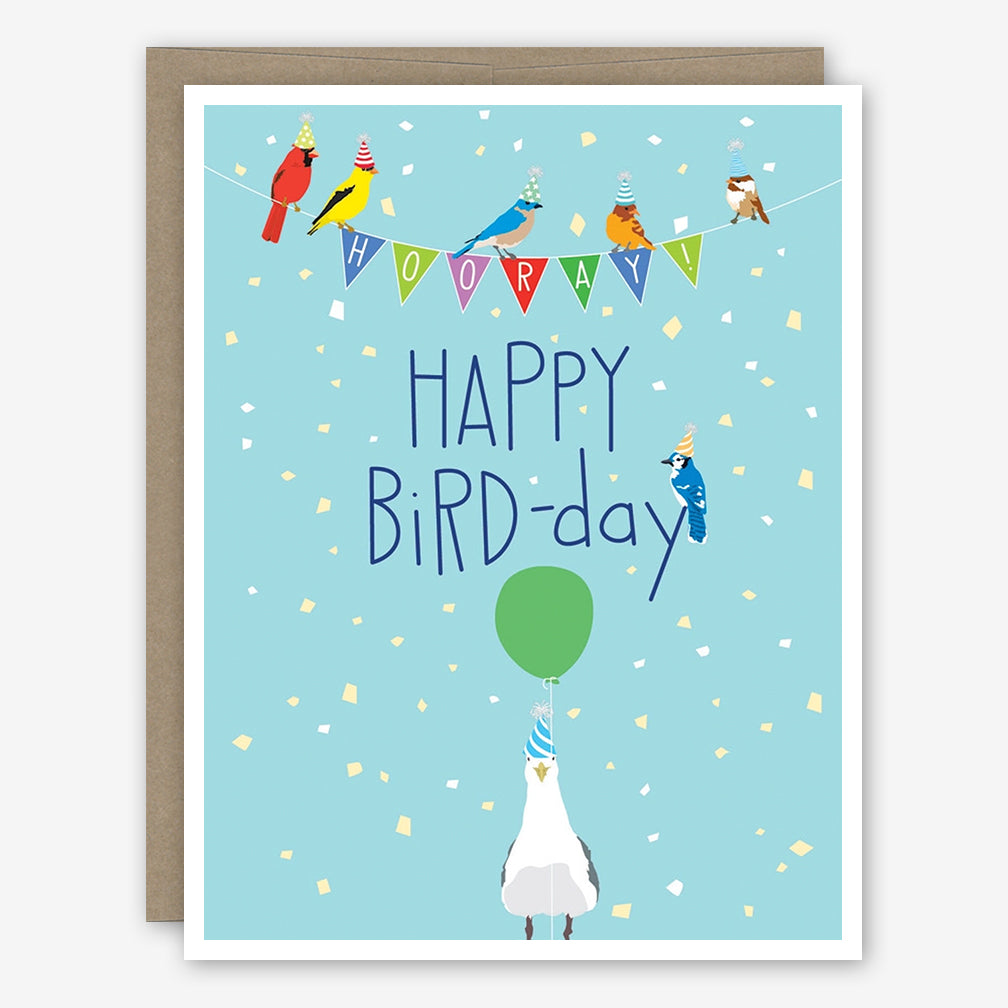 Apartment 2 Birthday Card: Happy BIRD-day