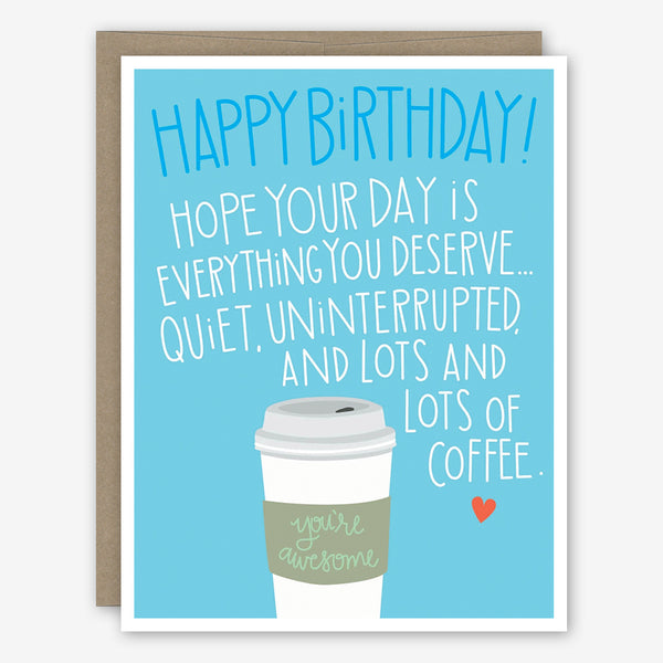 Apartment 2 Birthday Card: Lots of Coffee