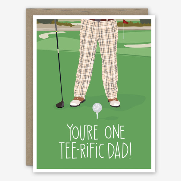 Apartment 2 Father's Day Card: Hole in One Tee-rific Golf
