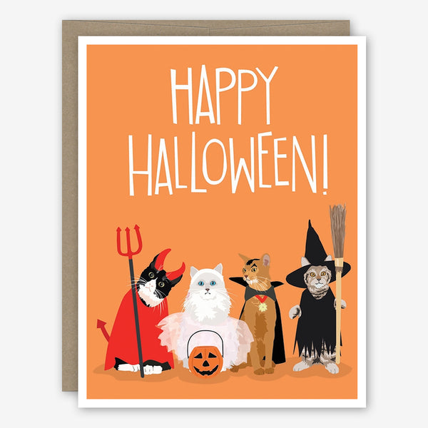 Apartment 2 Halloween Card: Cat Costumes