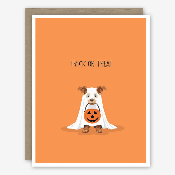 Apartment 2 Halloween Card: Trick or Treating Dog
