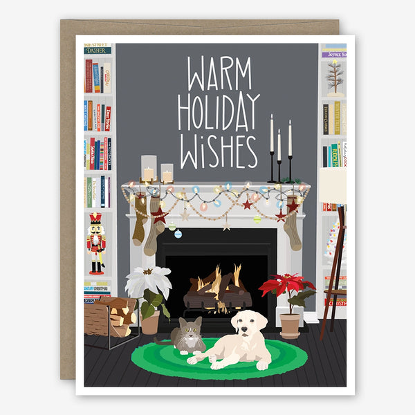 Apartment 2 Holiday Card: Christmas Mantel
