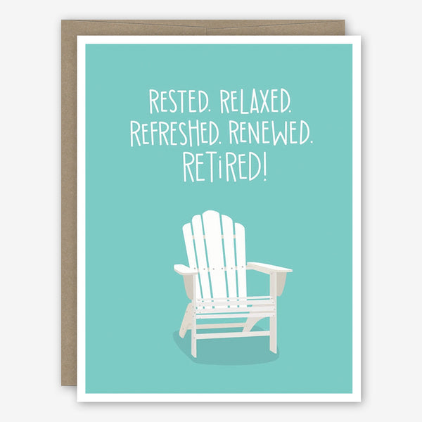 Apartment 2 Retirement Card: Adirondack Chair