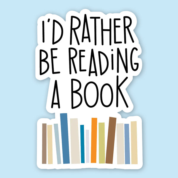 Apartment 2 Sticker: Rather Be Reading