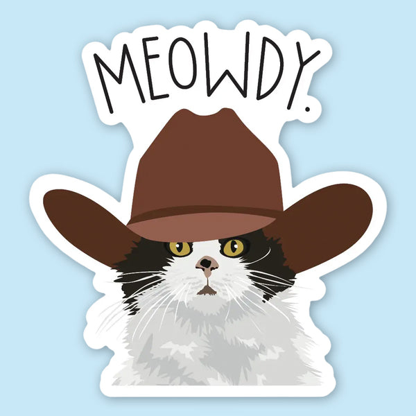 Apartment 2 Sticker: Meowdy Cat